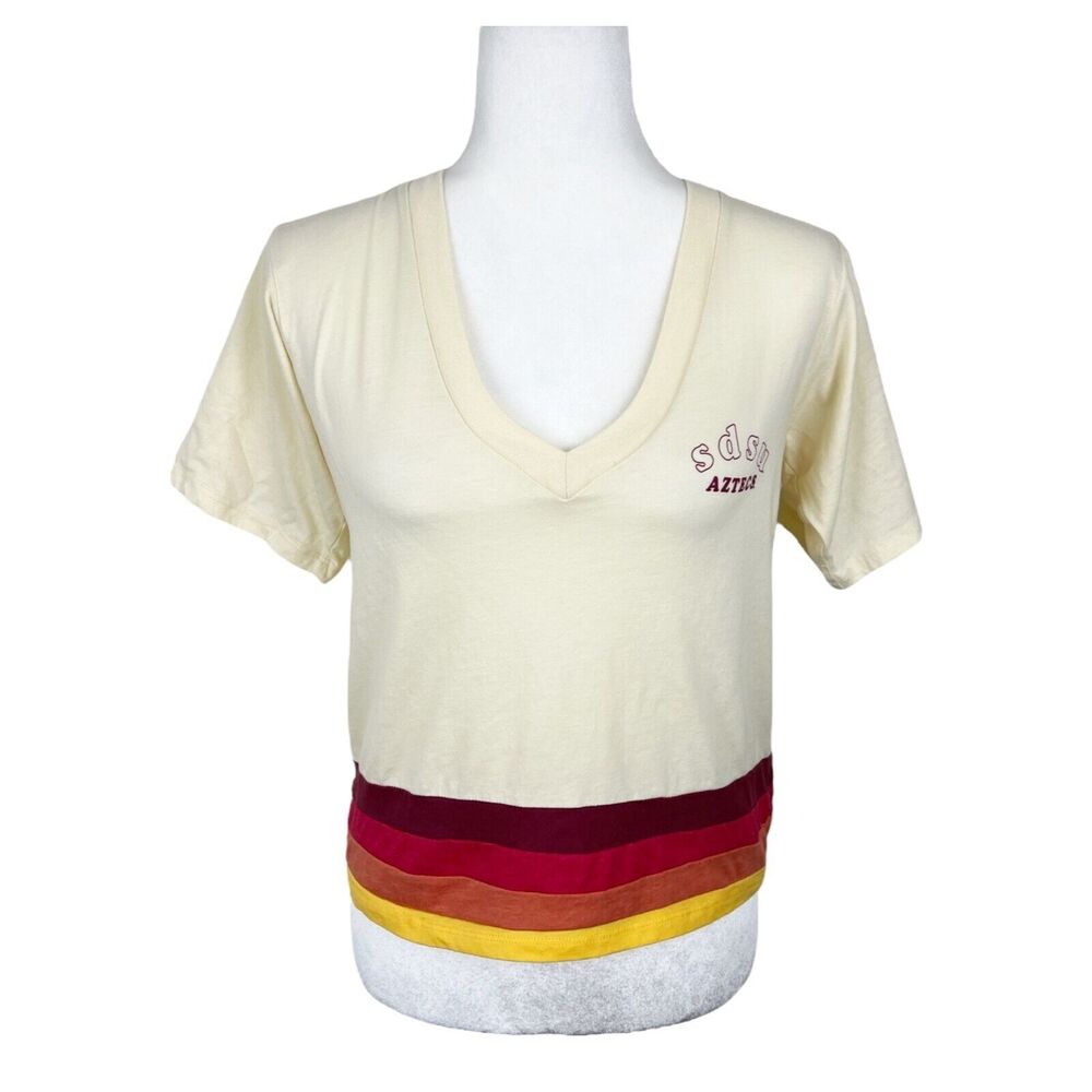 Summit Sportswear Shirt Women XS Extra Small Camp Collection SDSU Aztecs Retro